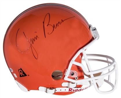 Jim Brown Autographed Cleveland Browns Riddell Full Helmet (Beckett)